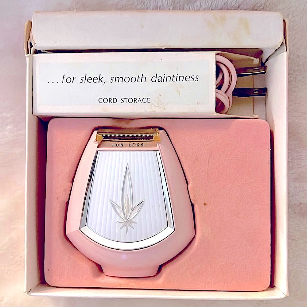 VINTAGE 1970 🦵🏼🪒 LADY SUNBEAM PINK TWIN MICRO-HEAD ELECTRIC SHAVER -STILL WORKS!